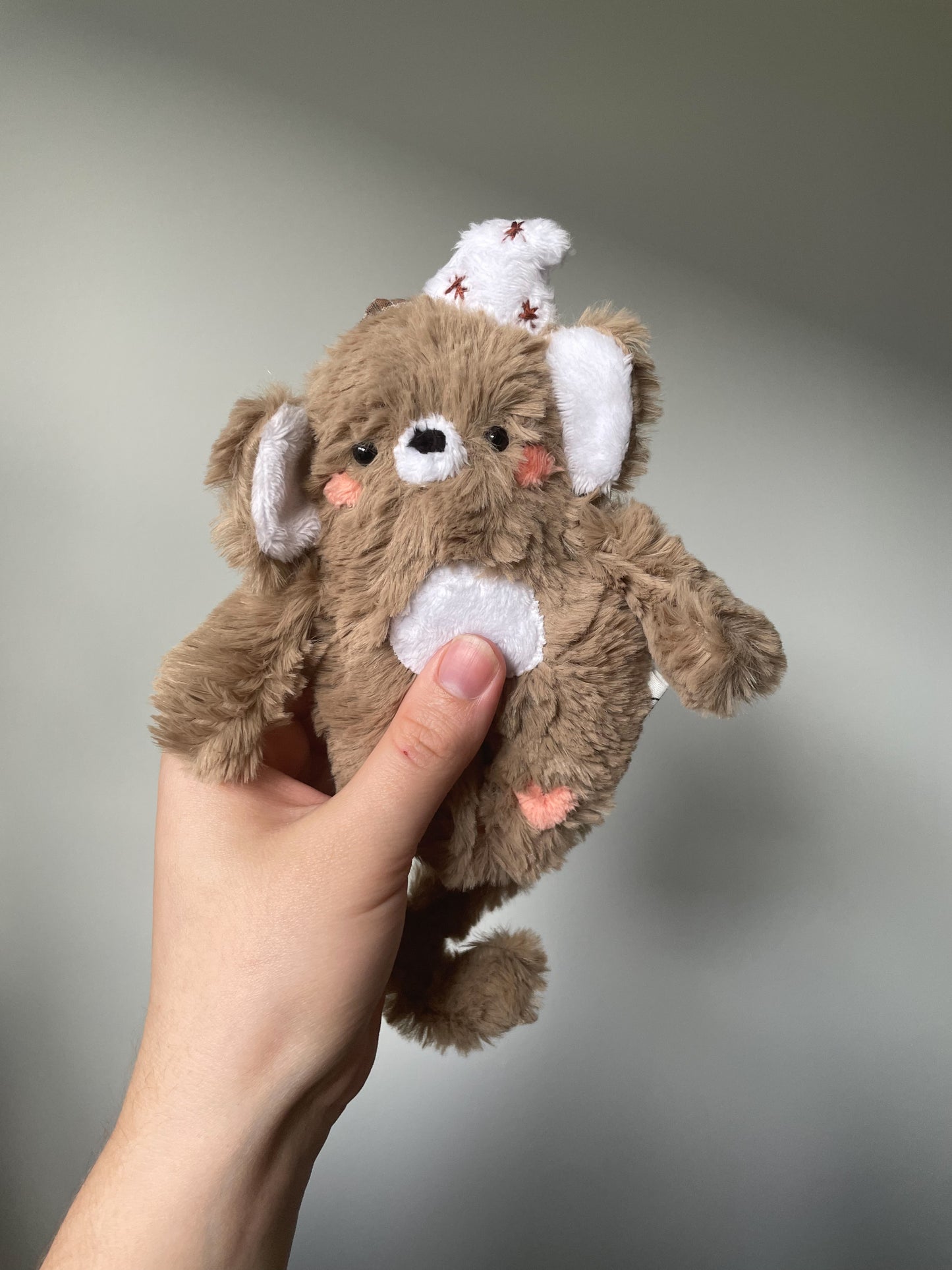Chai Tea Monkey Plush Pendant