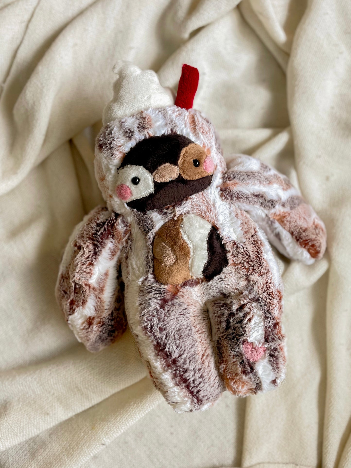 Reese the Chocolate Peanut Butter Milkshake Sloth (OOAK)