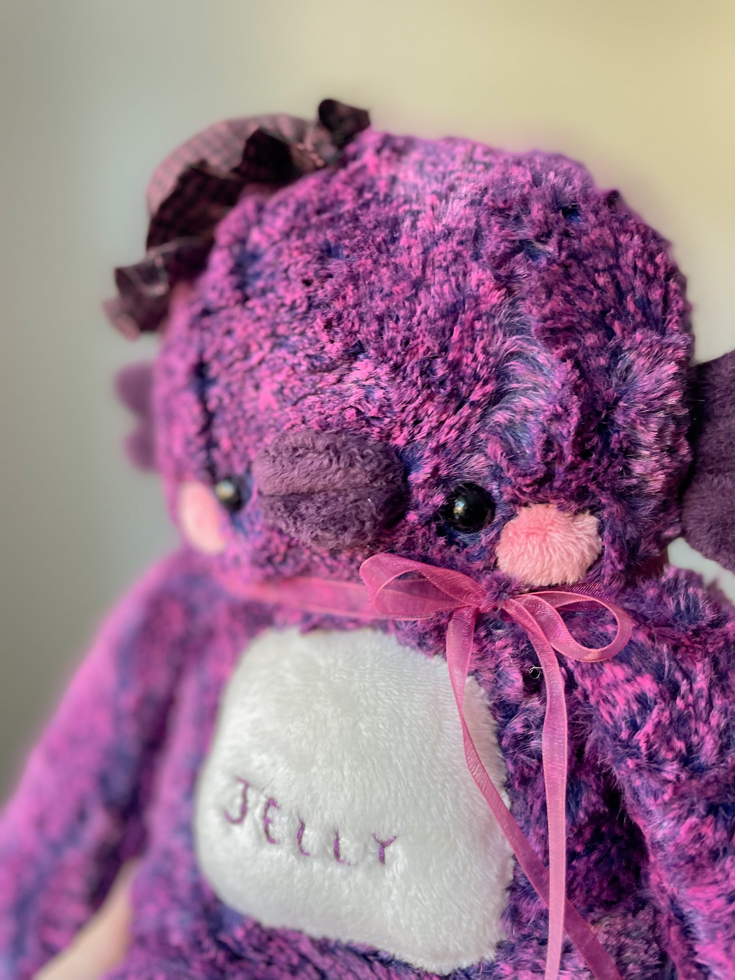 Jelly the Grape Jelly Pufferfish (OOAK)