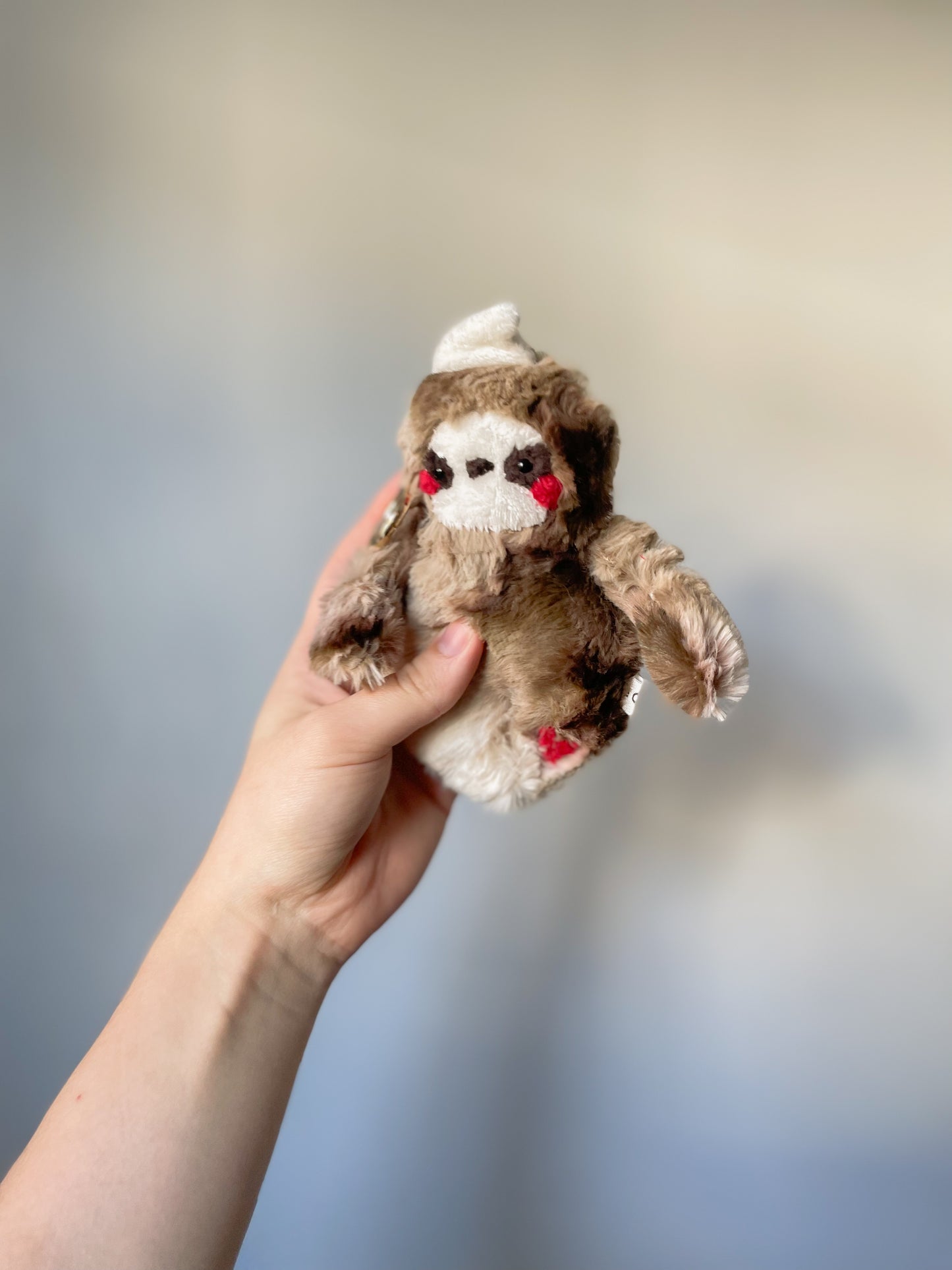 Hot Cocoa Sloth Plush Pendant