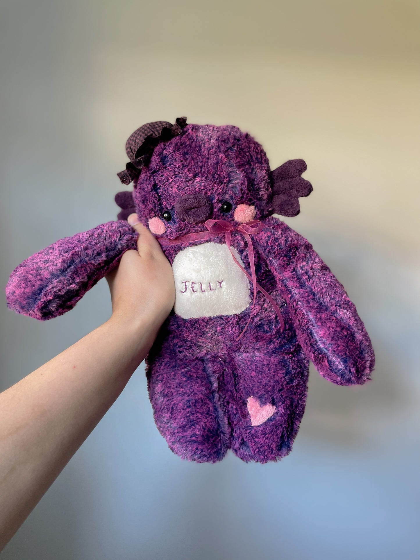 Jelly the Grape Jelly Pufferfish (OOAK)