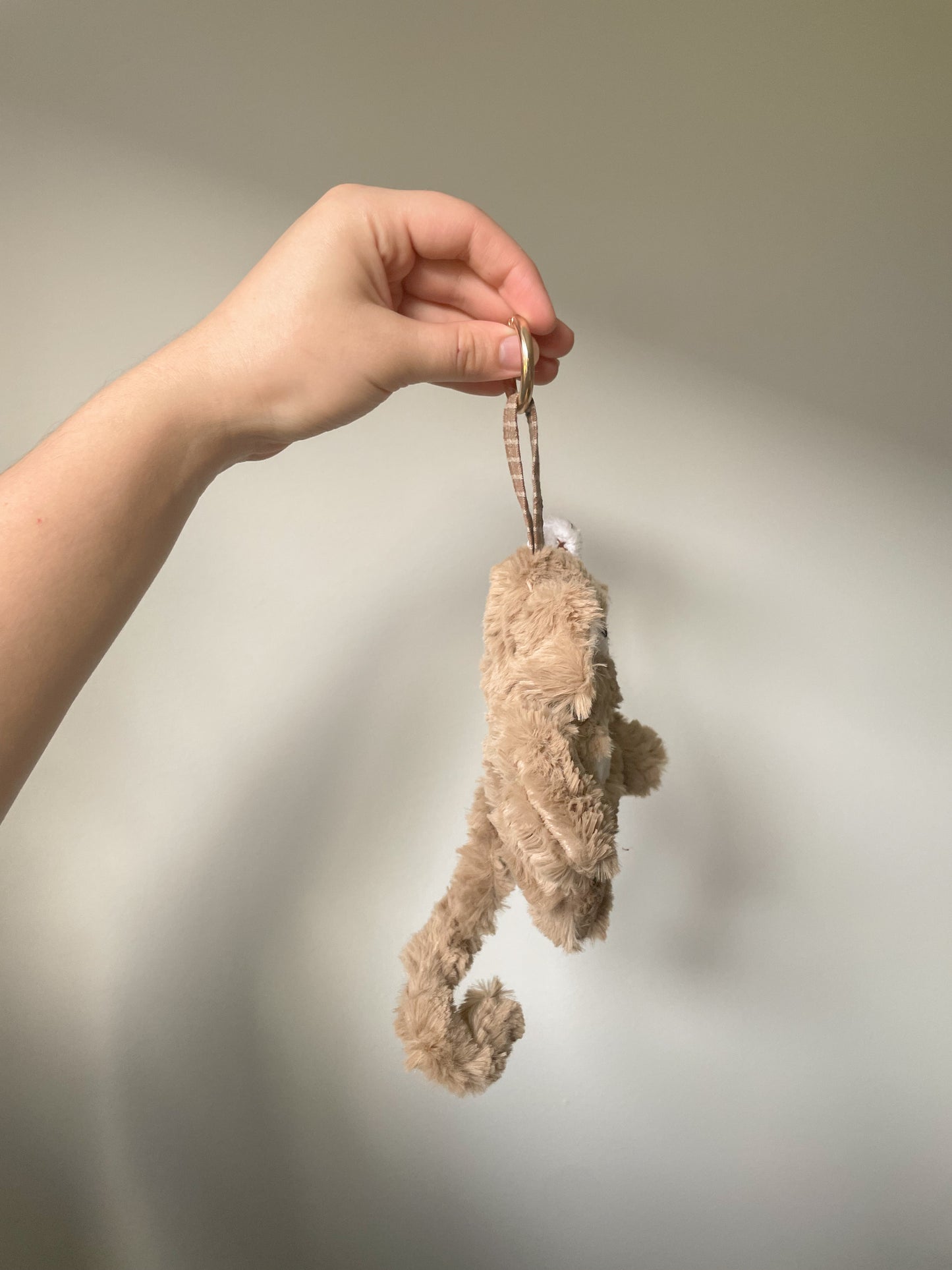 Chai Tea Monkey Plush Pendant