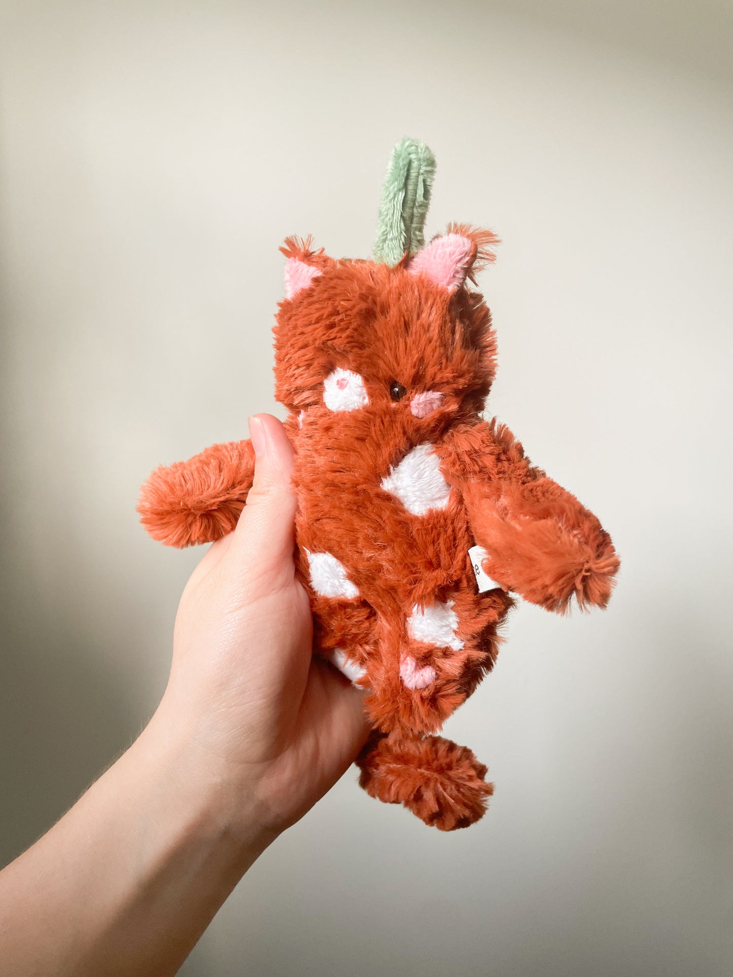 Caramel Iced Coffee Cat Plush Pendant