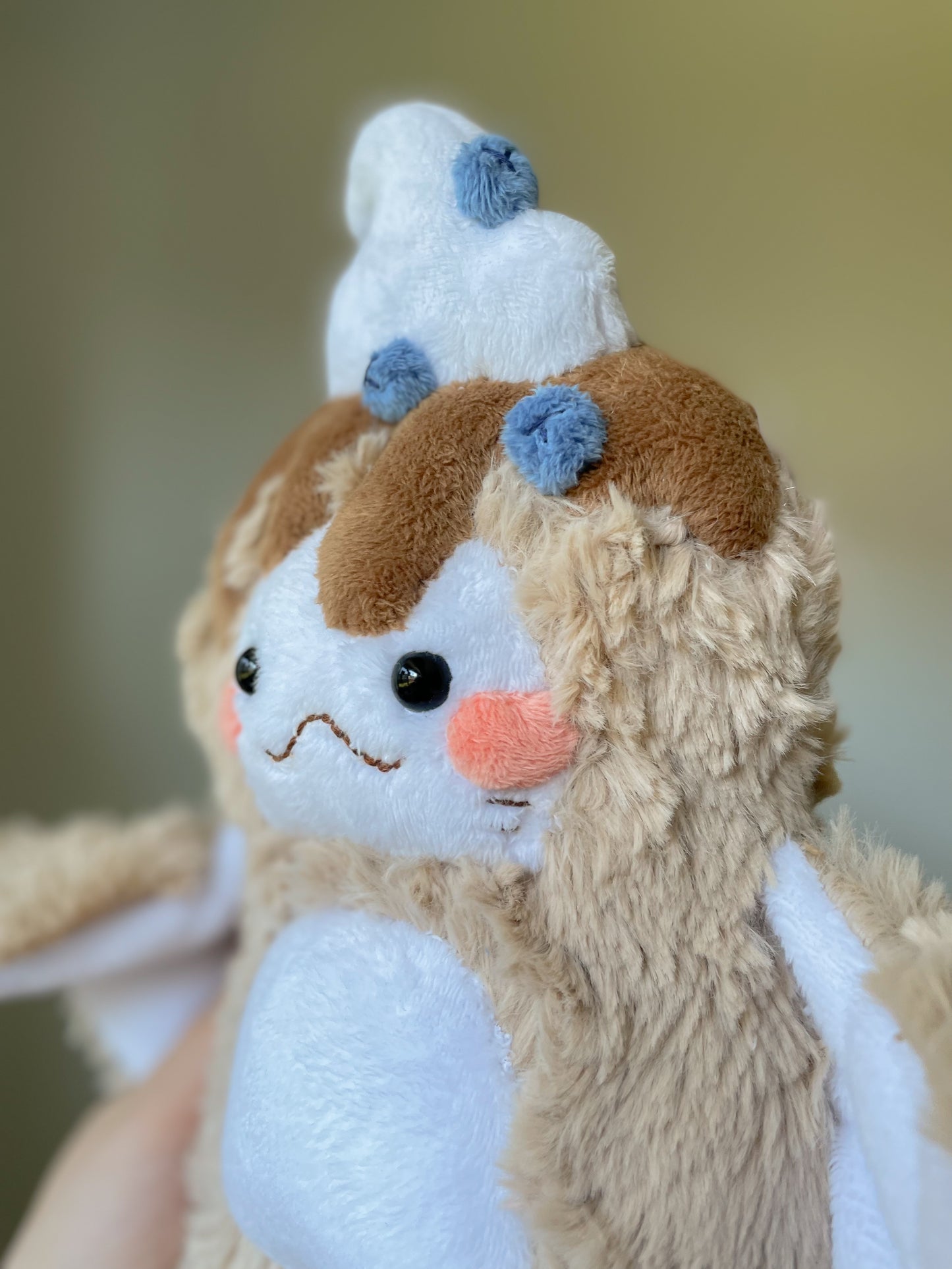Rae the Blueberry Pancake Manta Ray (OOAK)