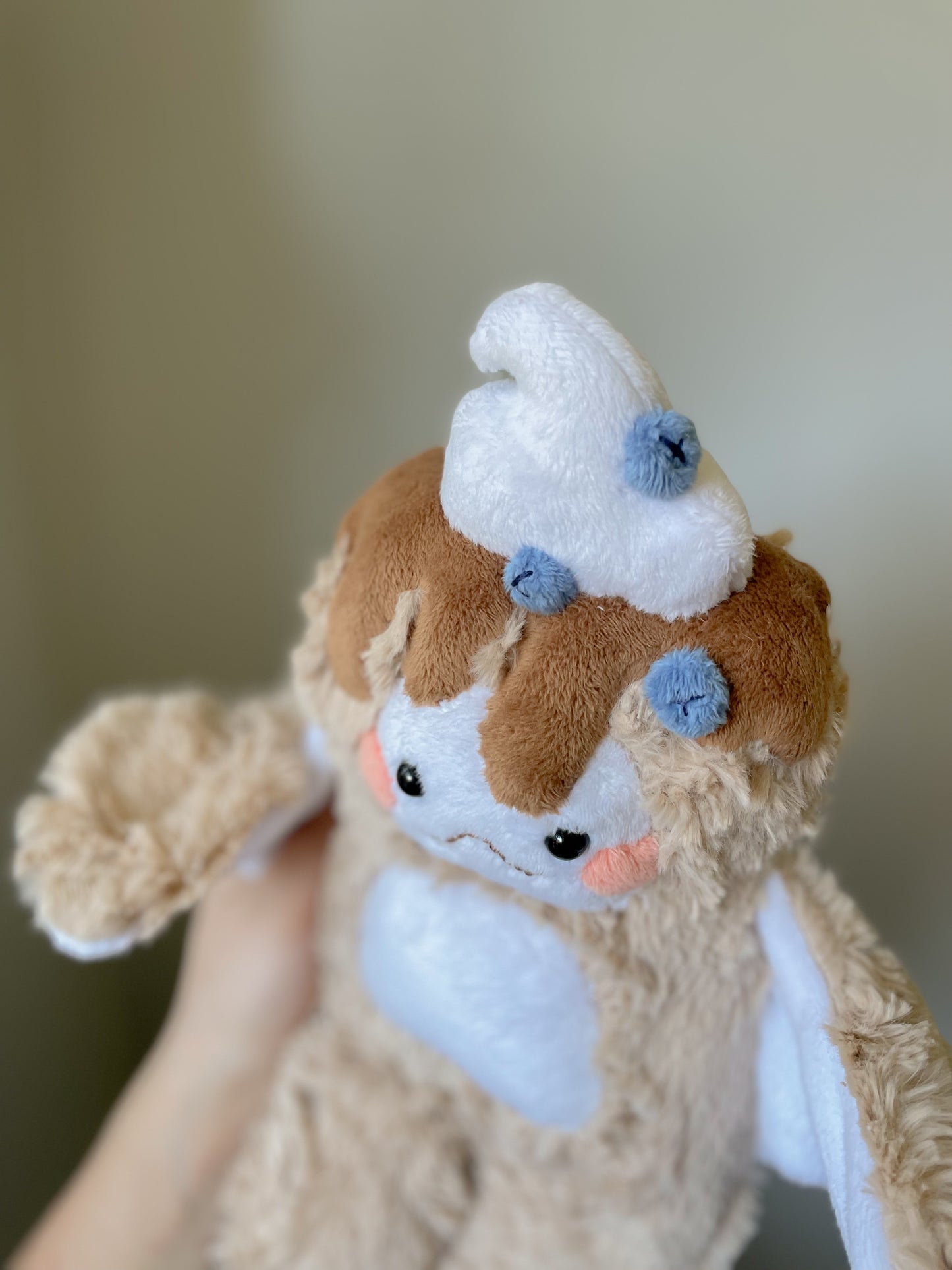 Rae the Blueberry Pancake Manta Ray (OOAK)
