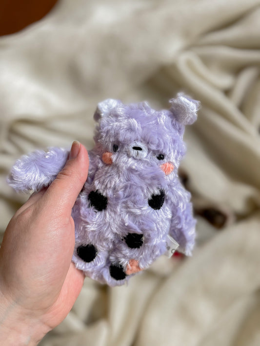 Taro Boba Tea Bear Plush Pendant