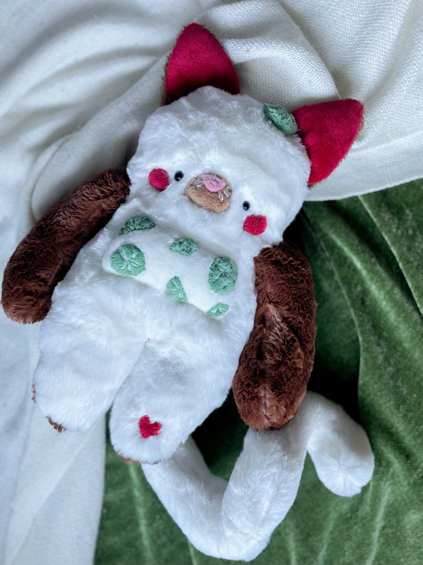 Charlie the Cucumber Sandwich Cat Plush (OOAK)