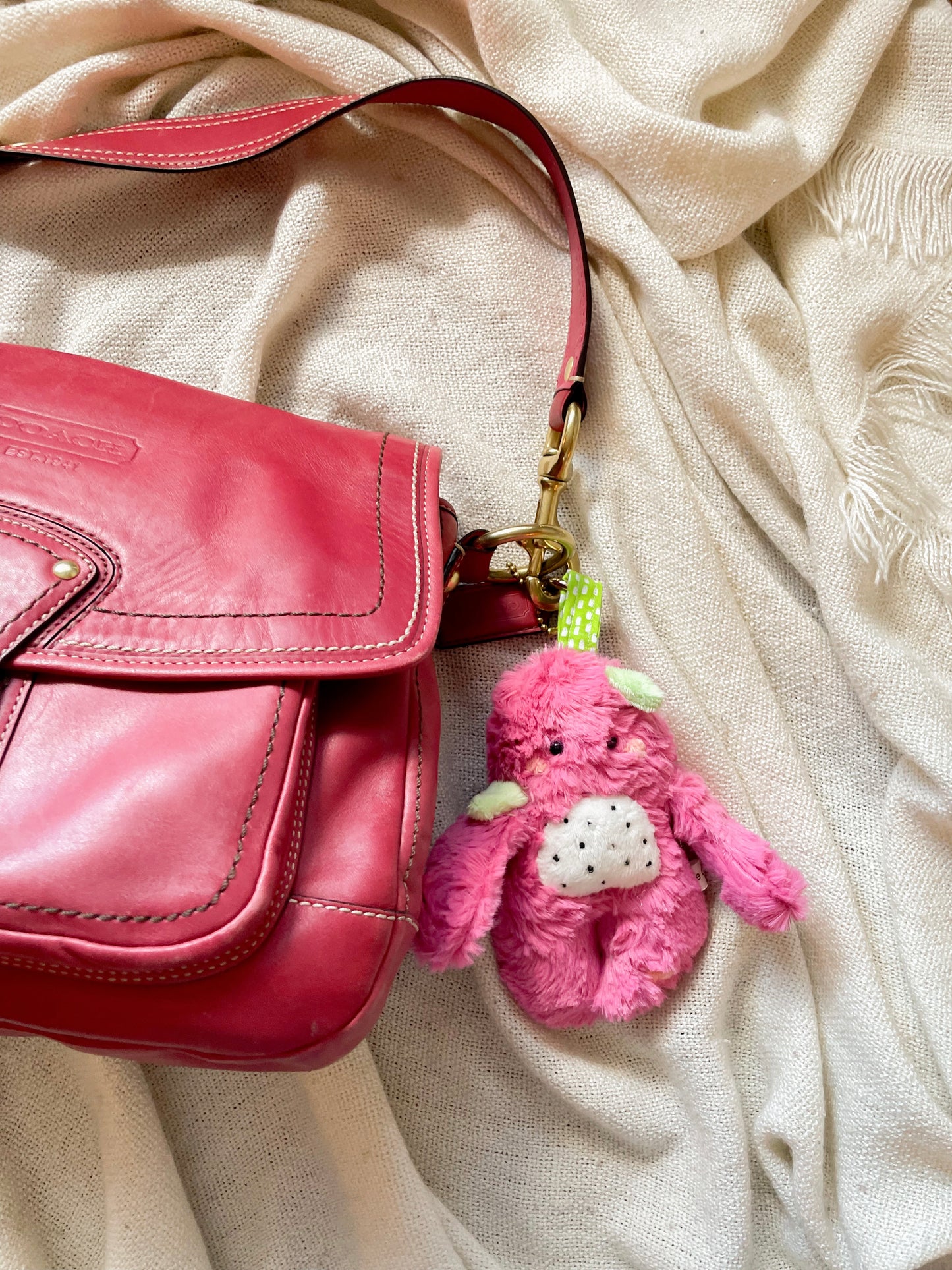Dragonfruit Tater Tot Bag Charm