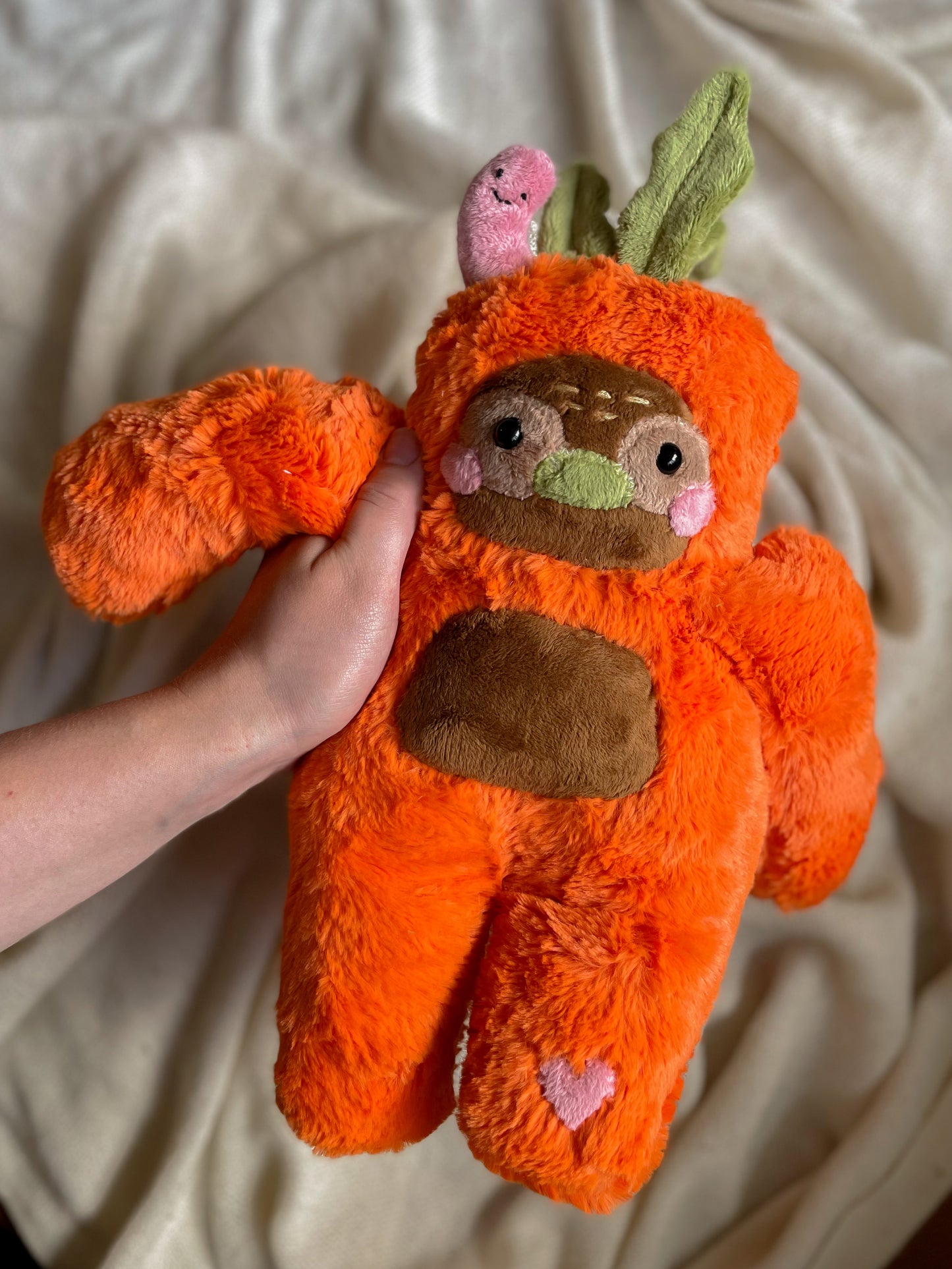 Charlie the Carrot Sloth(OOAK)