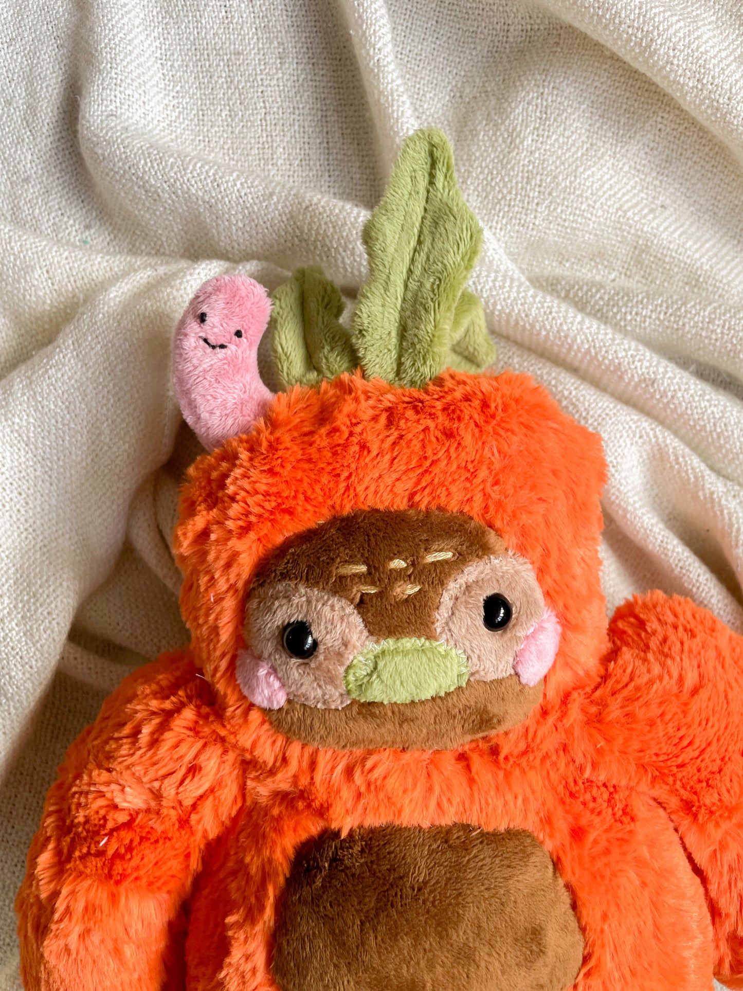 Charlie the Carrot Sloth(OOAK)
