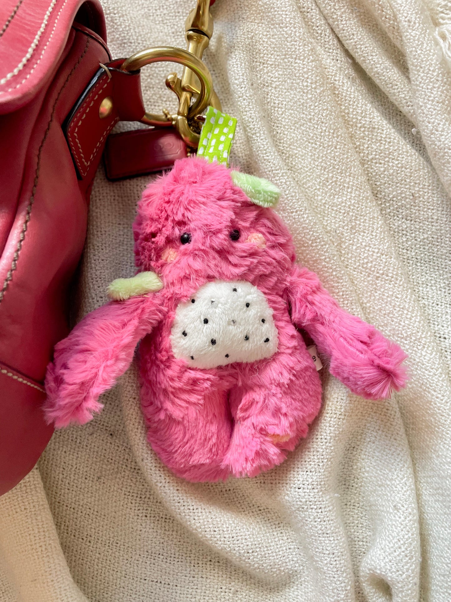 Dragonfruit Tater Tot Bag Charm