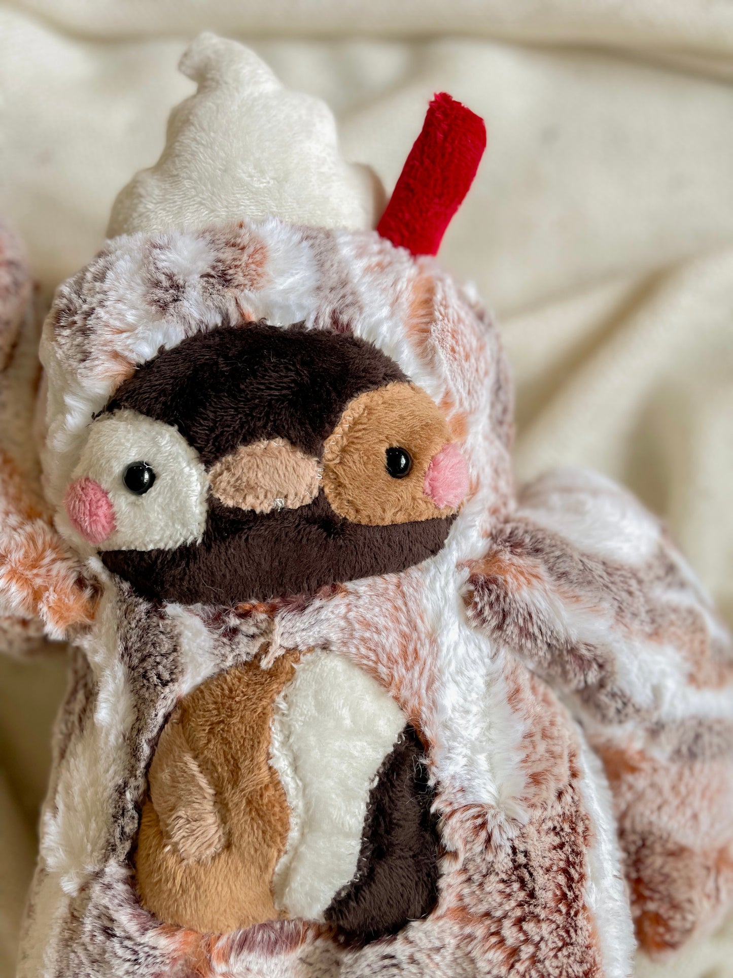 Reese the Chocolate Peanut Butter Milkshake Sloth (OOAK)