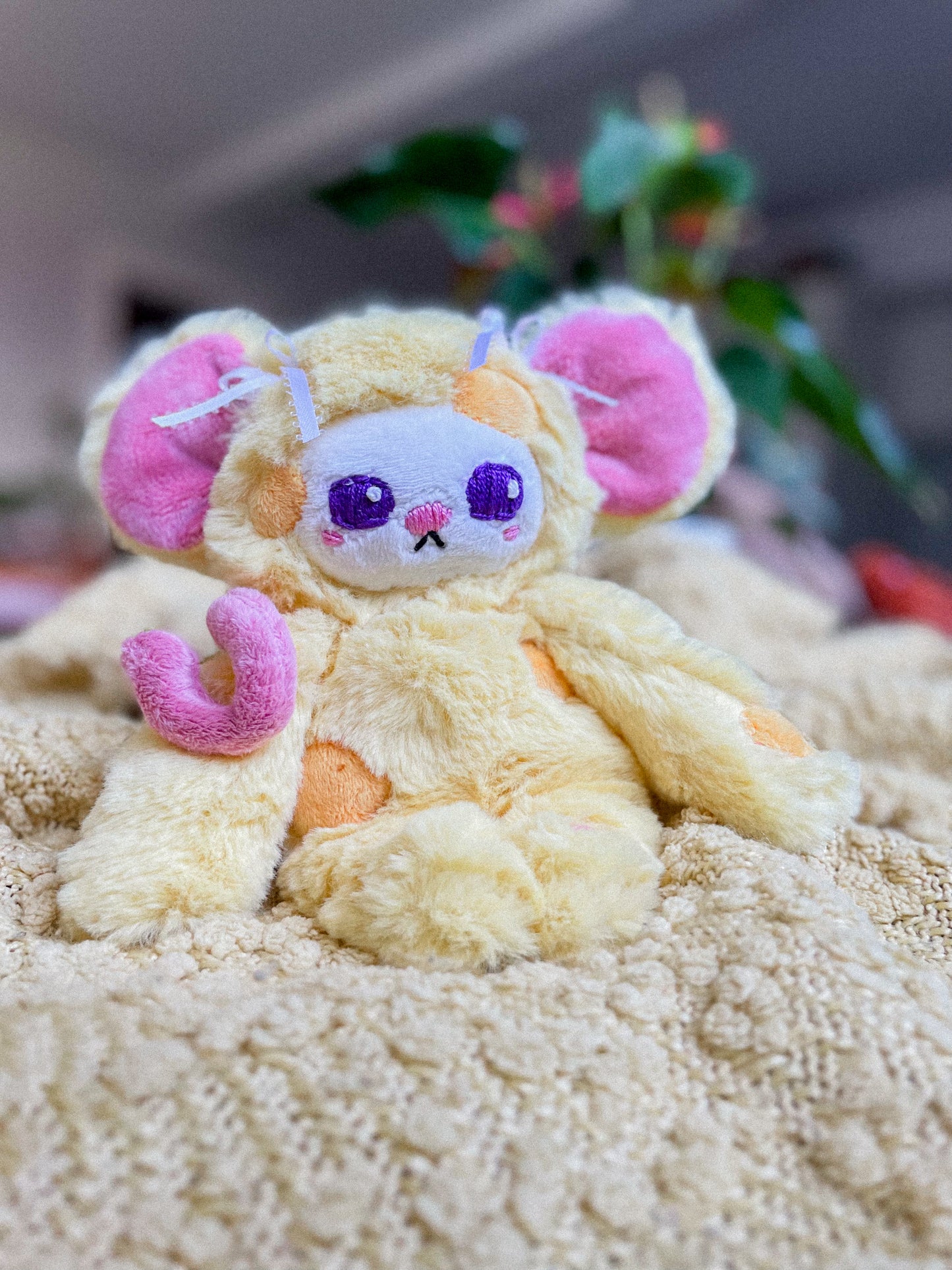 Annie the Cheddar Cheese Mouse (OOAK)