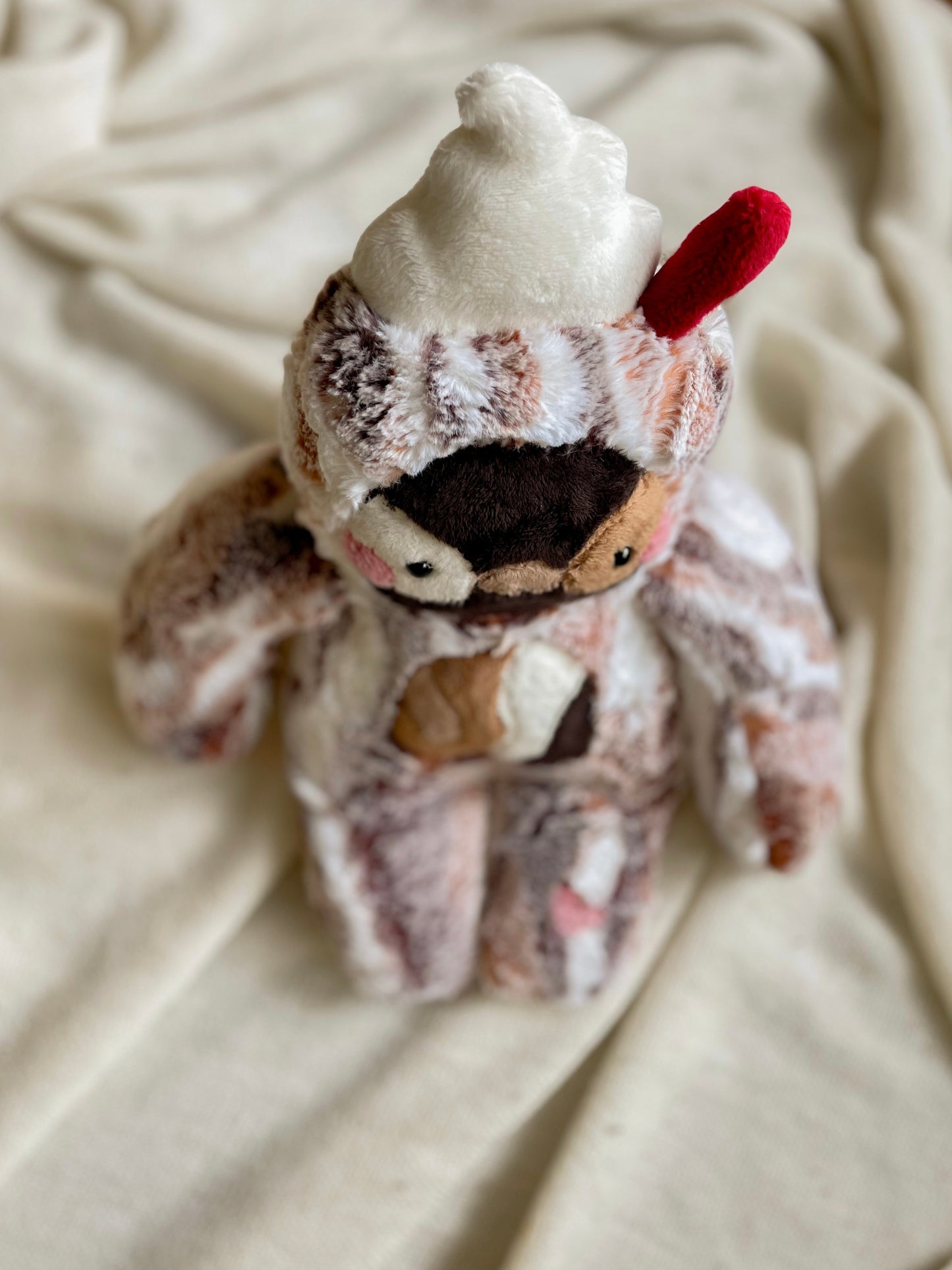 Reese the Chocolate Peanut Butter Milkshake Sloth (OOAK)