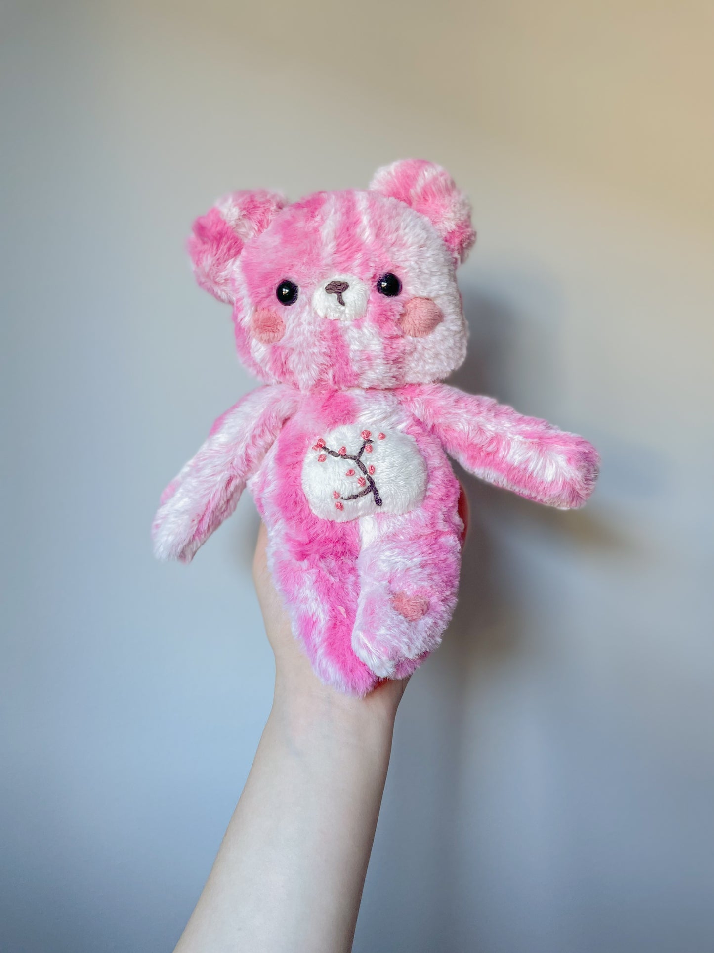 OOAK Cherry Blossom Teddy Bear