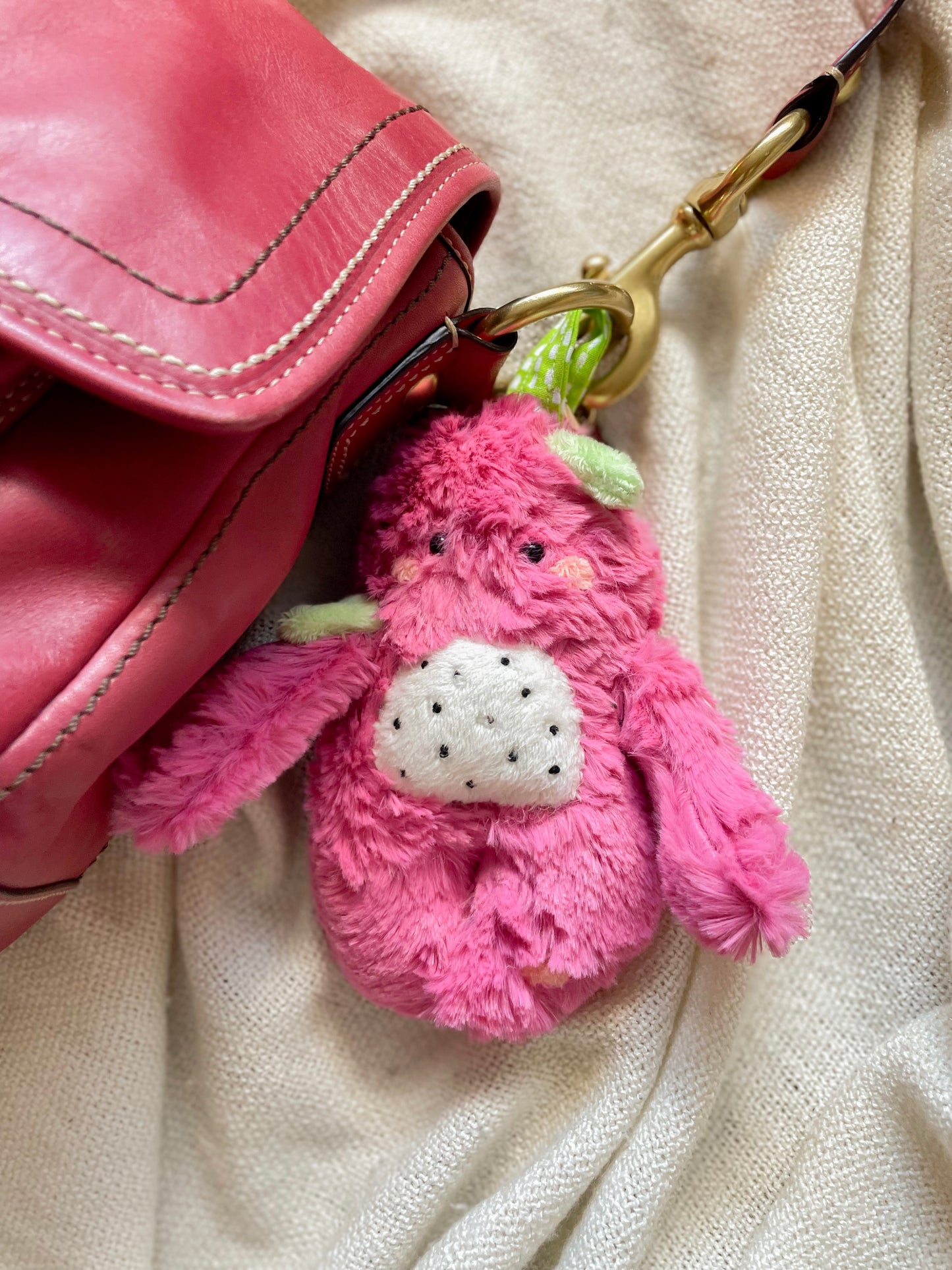 Dragonfruit Tater Tot Bag Charm