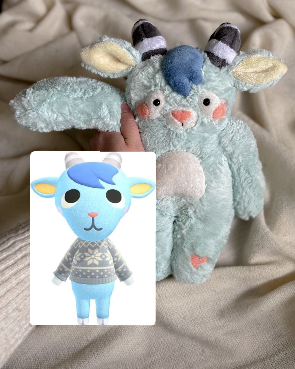 Sherb the Animal Crossing Villager (OOAK)