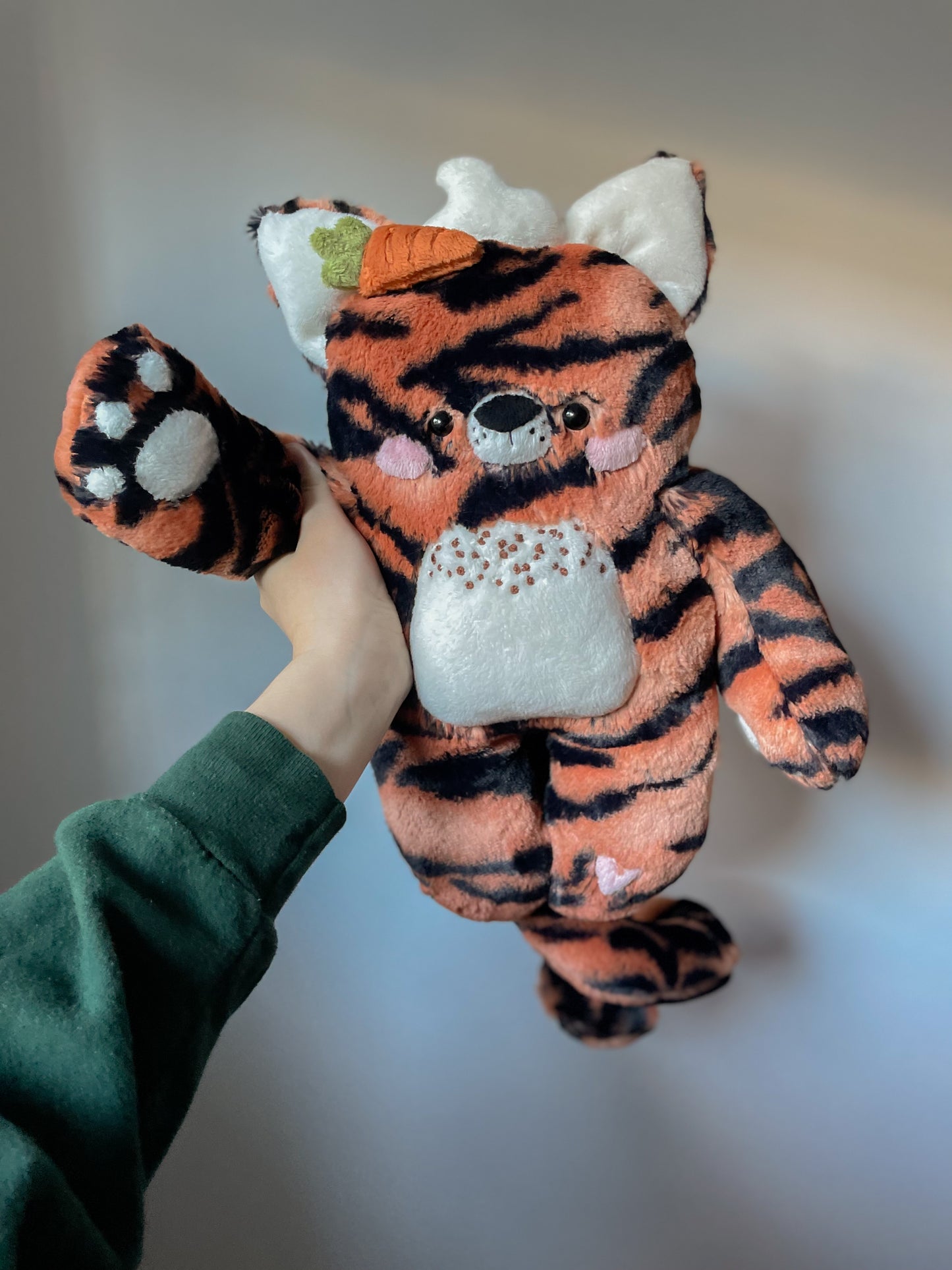 Kiki the Carrot Cake Tiger (OOAK)