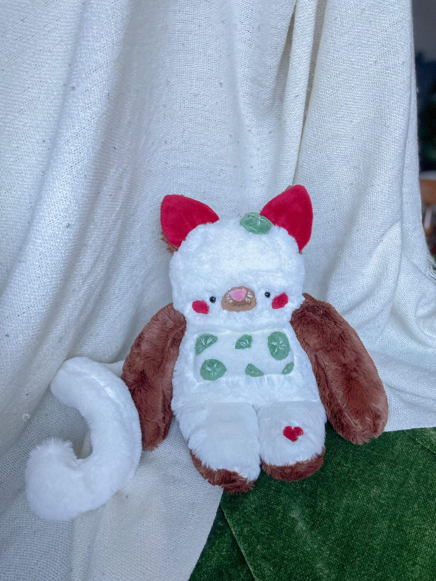 Charlie the Cucumber Sandwich Cat Plush (OOAK)