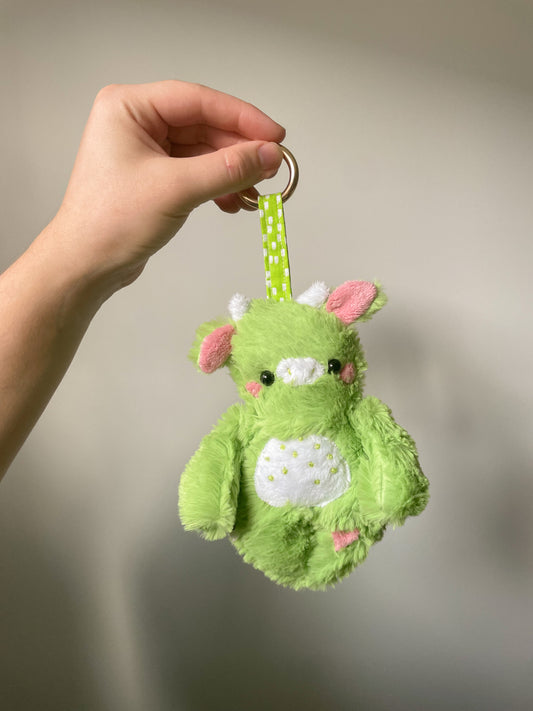 Matcha Cow Plush Pendant