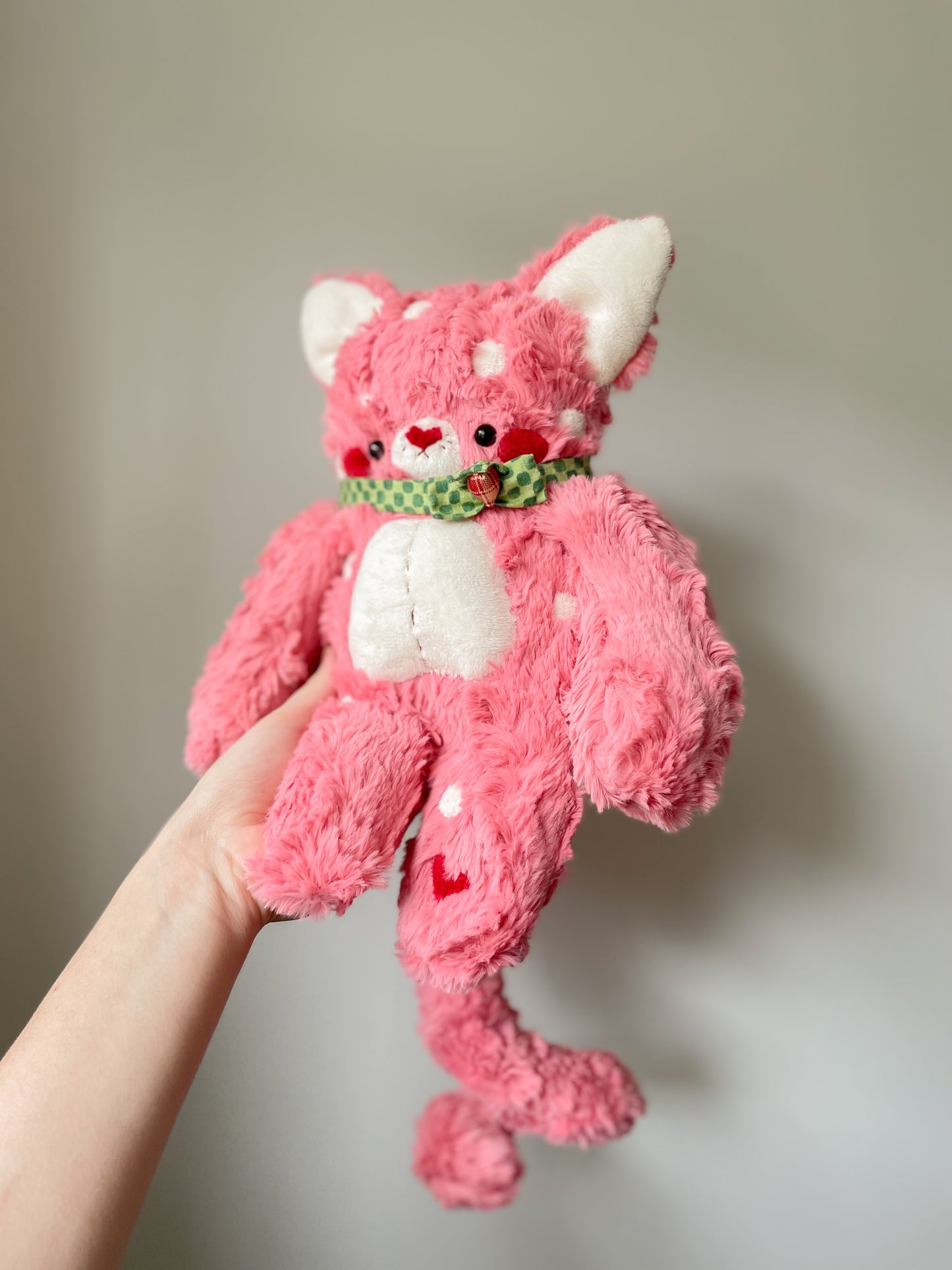 Custard the Strawberry Shortcake Cat (OOAK)
