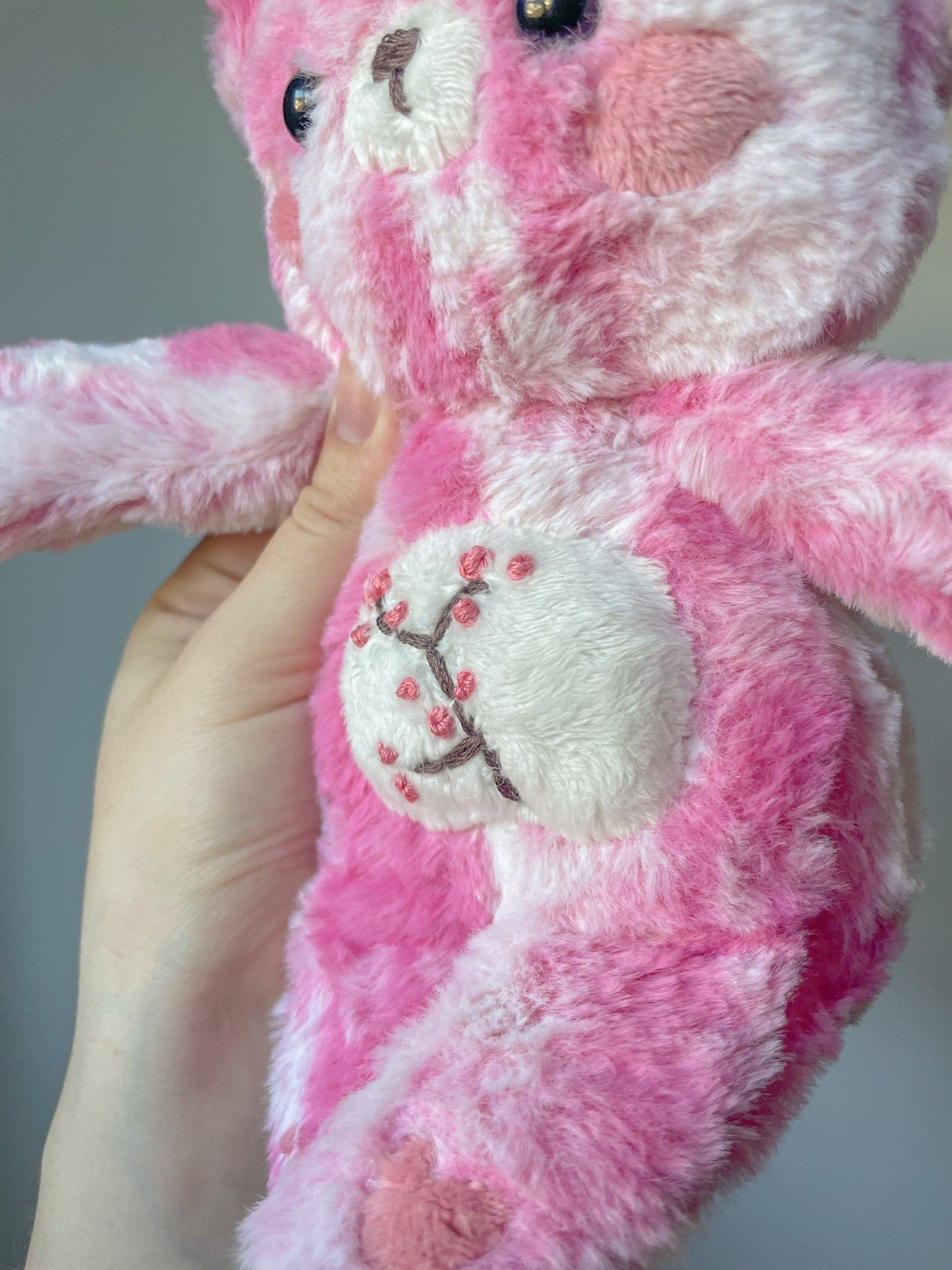 OOAK Cherry Blossom Teddy Bear