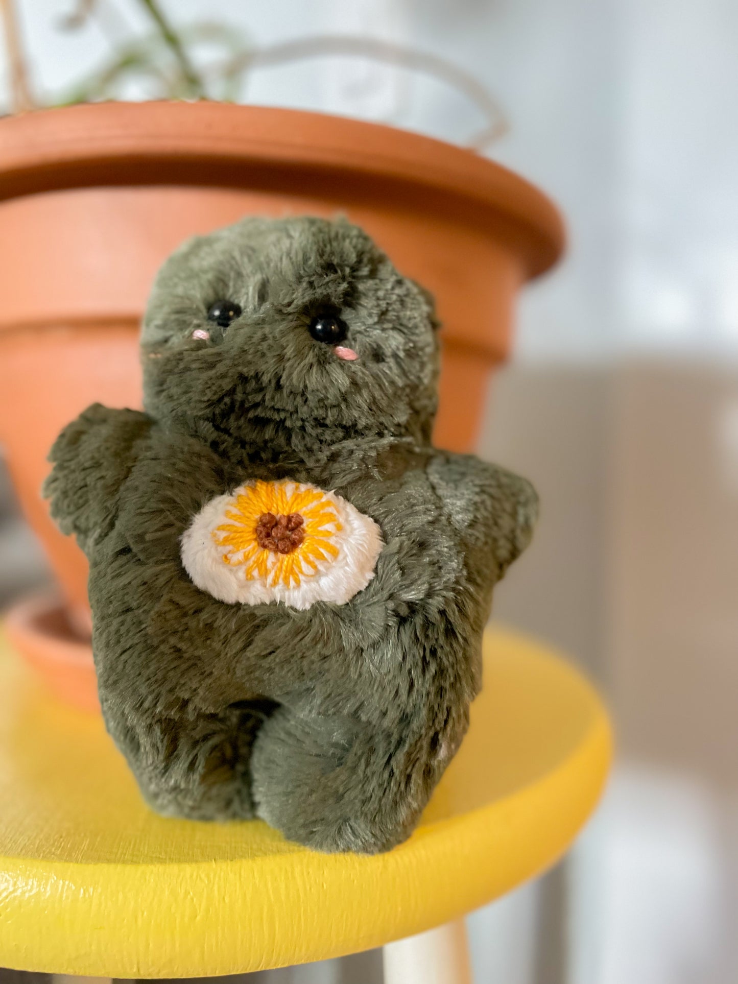 Embroidered Sunflower Tater Tot