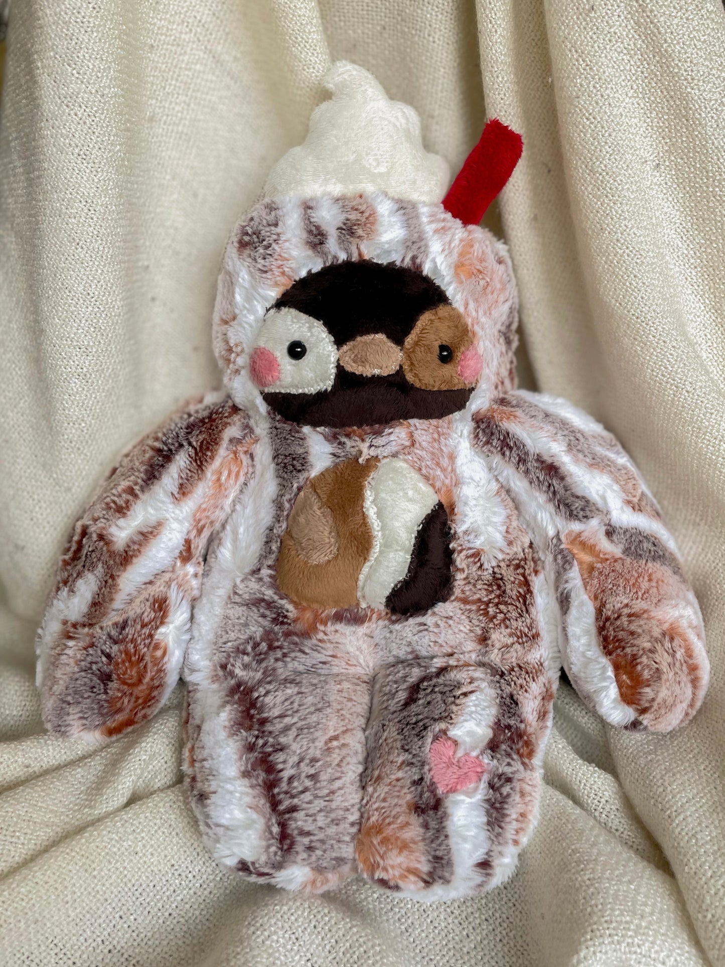 Reese the Chocolate Peanut Butter Milkshake Sloth (OOAK)